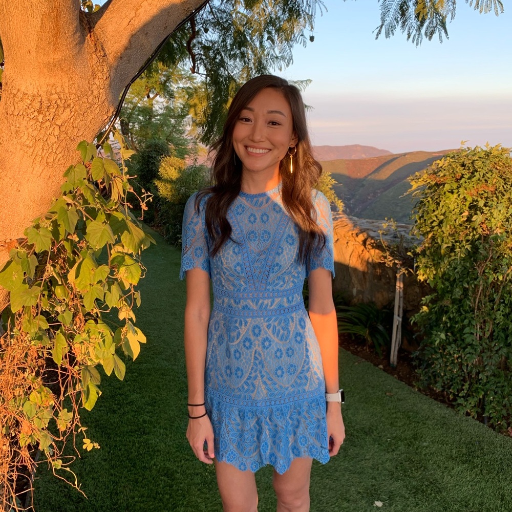 Revolve SAYLOR Darian Dress in Blue